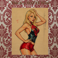 Spider Girl Art Illustration Hard Signed 8.5x11in Fine Art PRINT