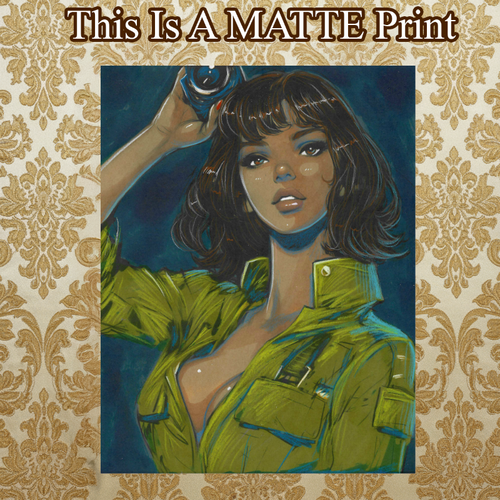 April Oneil Art Illustration Hard Signed 8.5x11in Fine Art PRINT