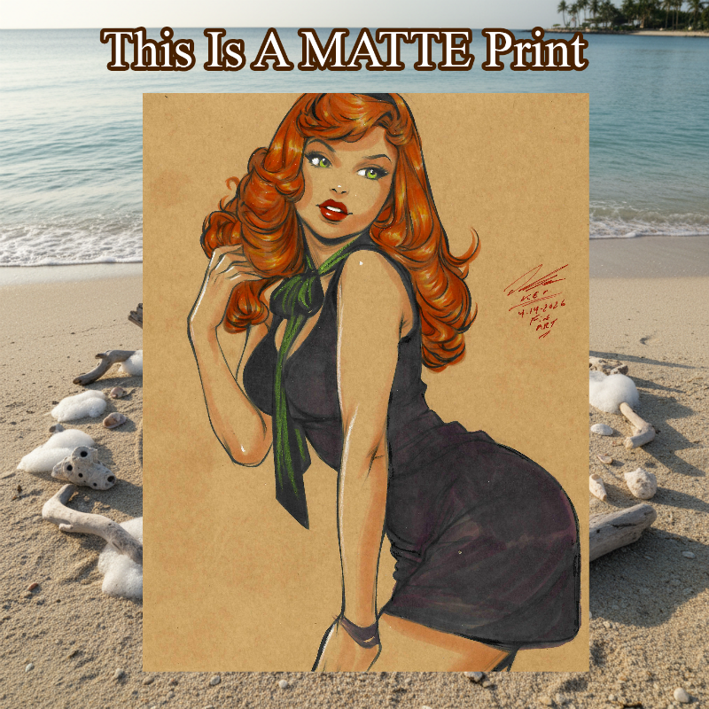 Daphne Blake Art Illustration Hard Signed 8.5x11in Fine Art PRINT