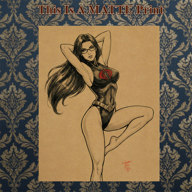Baroness Art Illustration Hard Signed 8.5x11in Fine Art PRINT