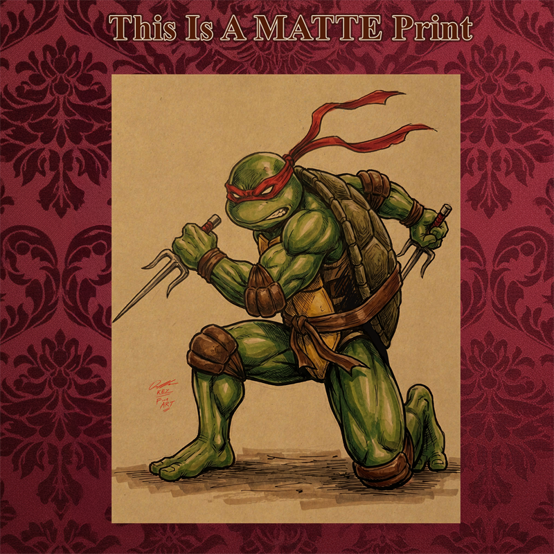 Raphael Art Illustration Hard Signed 8.5x11in Fine Art PRINT