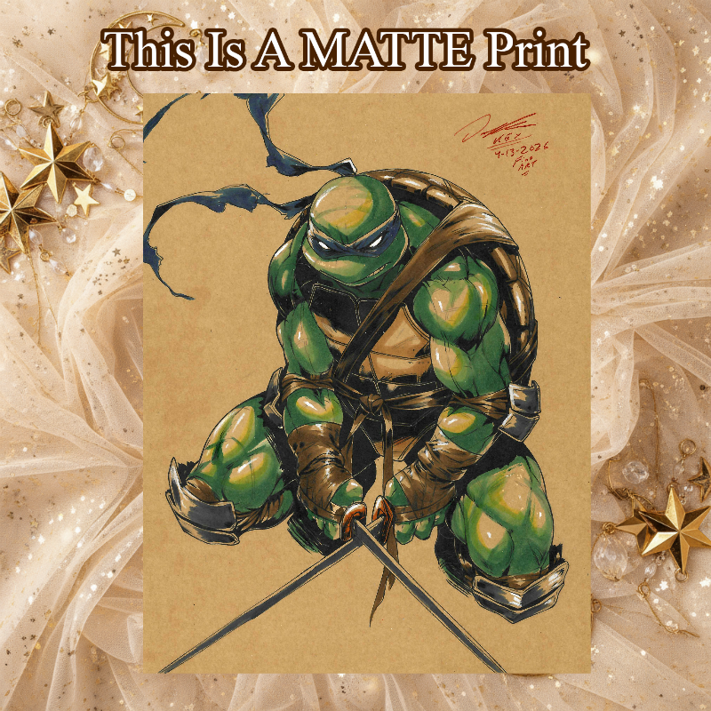 Leonardo Art Illustration Hard Signed 8.5x11in Fine Art PRINT