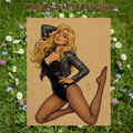 Black Canary Art Illustration Hard Signed 8.5x11in Fine Art PRINT