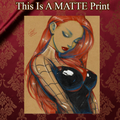 Mary Jane Art Illustration Hard Signed 8.5x11in Fine Art PRINT