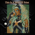 Storm Art Illustration Hard Signed 8.5x11in Fine Art PRINT