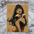 Vampirella Art Illustration Hard Signed 8.5x11in Fine Art PRINT