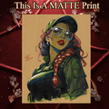 Ash Art Illustration Hard Signed 8.5x11in Fine Art PRINT