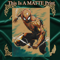 Spider-Man Art Illustration Hard Signed 8.5x11in Fine Art PRINT