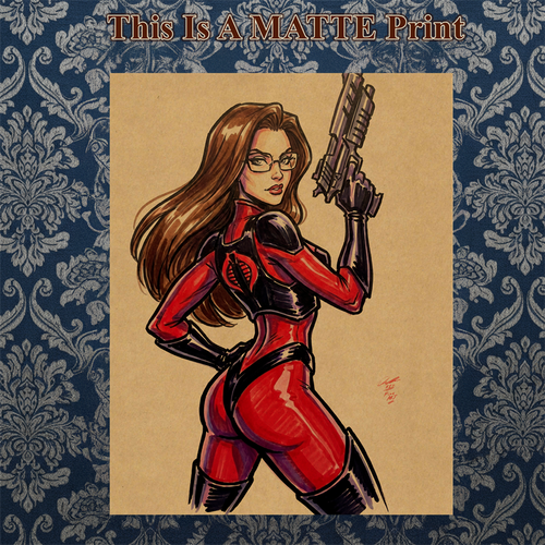 Baroness Art Illustration Hard Signed 8.5x11in Fine Art PRINT