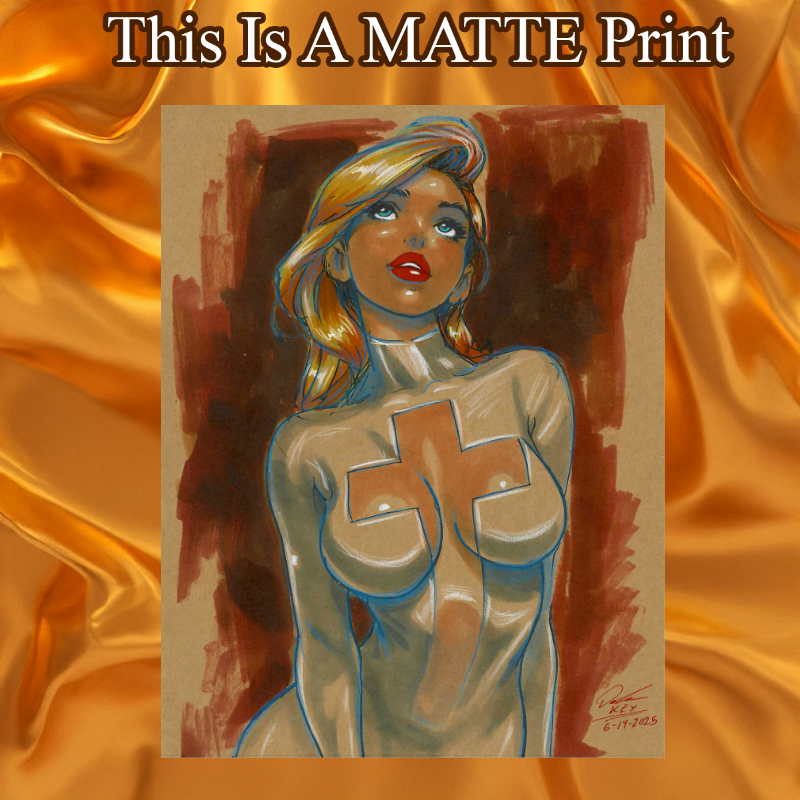 Dagger Art Illustration Hard Signed 8.5x11in Fine Art PRINT