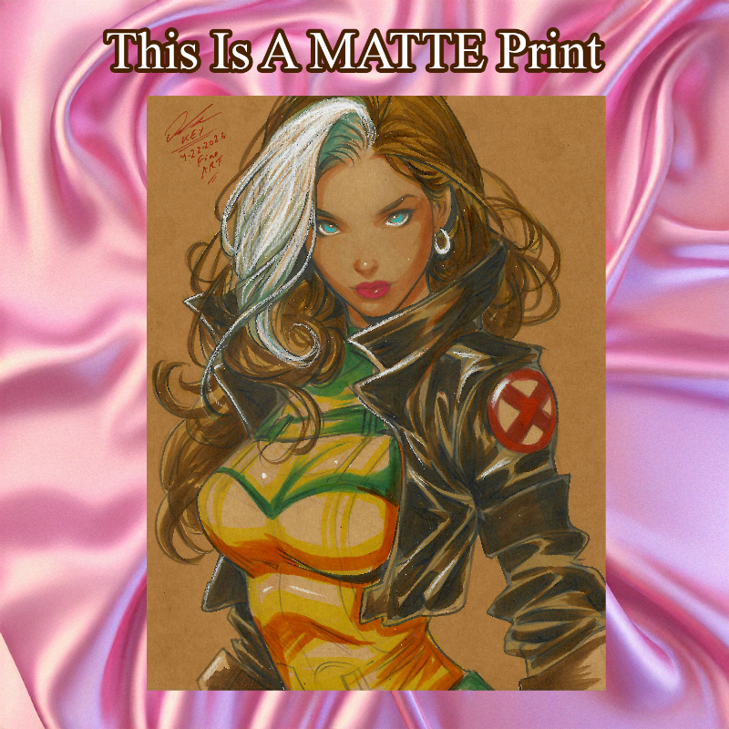 Rogue Art Illustration Hard Signed 8.5x11in Fine Art PRINT