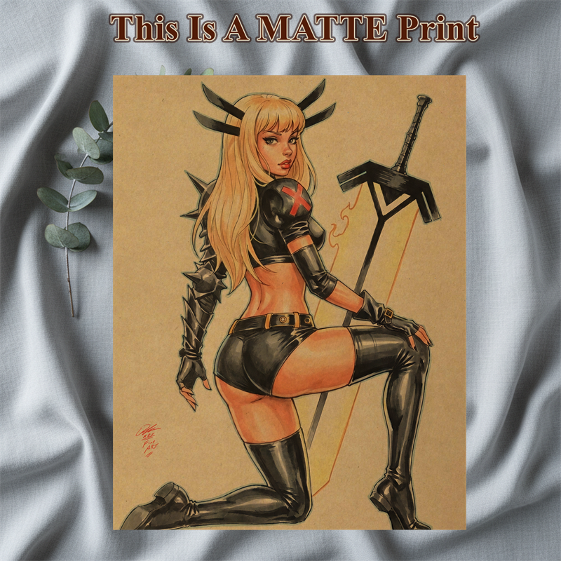 Magik Art Illustration Hard Signed 8.5x11in Fine Art PRINT