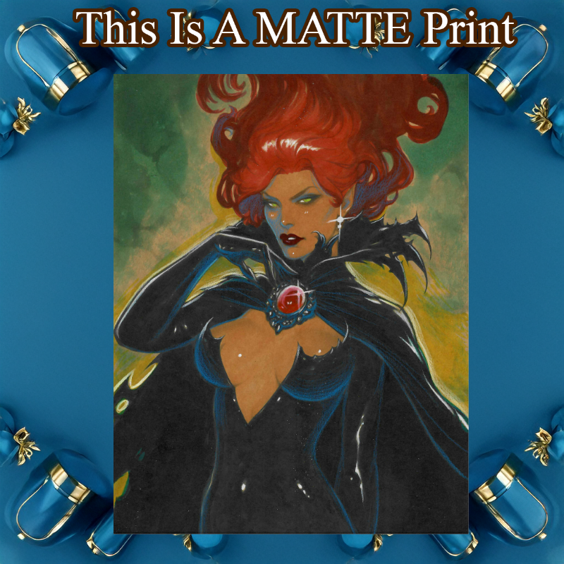 Goblin Queen Art Illustration Hard Signed 8.5x11in Fine Art PRINT