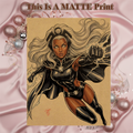 Storm Art Illustration Hard Signed 8.5x11in Fine Art PRINT