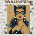 Catwoman Art Illustration Hard Signed 8.5x11in Fine Art PRINT