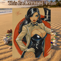 Zatanna Art Illustration Hard Signed 8.5x11in Fine Art PRINT