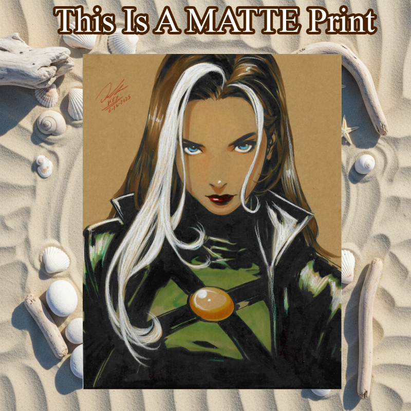 Rogue Art Illustration Hard Signed 8.5x11in Fine Art PRINT