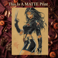 X-23 Art Illustration Hard Signed 8.5x11in Fine Art PRINT