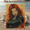 Black Widow Art Illustration Hard Signed 8.5x11in Fine Art PRINT