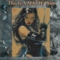 X-23 Art Illustration Hard Signed 8.5x11in Fine Art PRINT