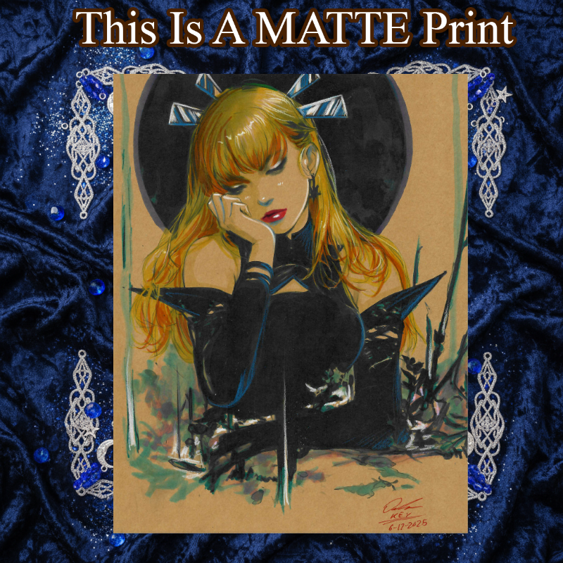 Magik Art Illustration Hard Signed 8.5x11in Fine Art PRINT