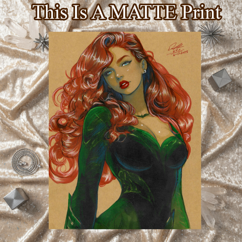 Mera Art Illustration Hard Signed 8.5x11in Fine Art PRINT