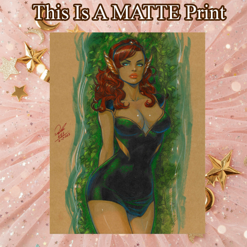 Mera Art Illustration Hard Signed 8.5x11in Fine Art PRINT