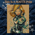 Sue Storm Art Illustration Hard Signed 8.5x11in Fine Art PRINT