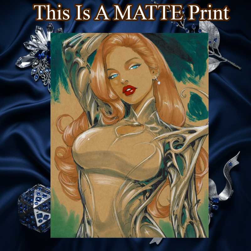 Witchblade Art Illustration Hard Signed 8.5x11in Fine Art PRINT