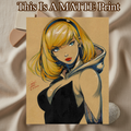 Gwen Stacy Art Illustration Hard Signed 8.5x11in Fine Art PRINT