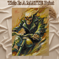 Ghost Rider Art Illustration Hard Signed 8.5x11in Fine Art PRINT
