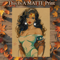 Wonder Woman Art Illustration Hard Signed 8.5x11in Fine Art PRINT