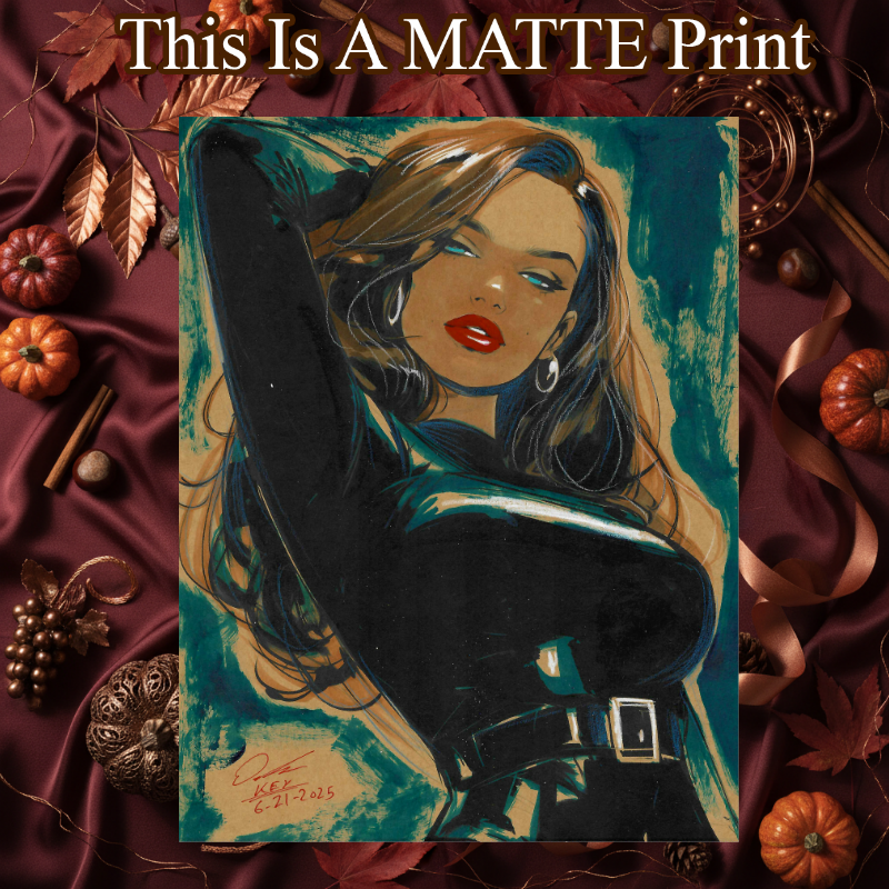Talia Art Illustration Hard Signed 8.5x11in Fine Art PRINT