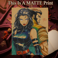 Psylocke Art Illustration Hard Signed 8.5x11in Fine Art PRINT