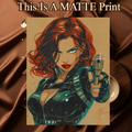 Black Widow Art Illustration Hard Signed 8.5x11in Fine Art PRINT