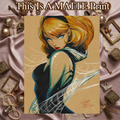Gwen Stacy Art Illustration Hard Signed 8.5x11in Fine Art PRINT