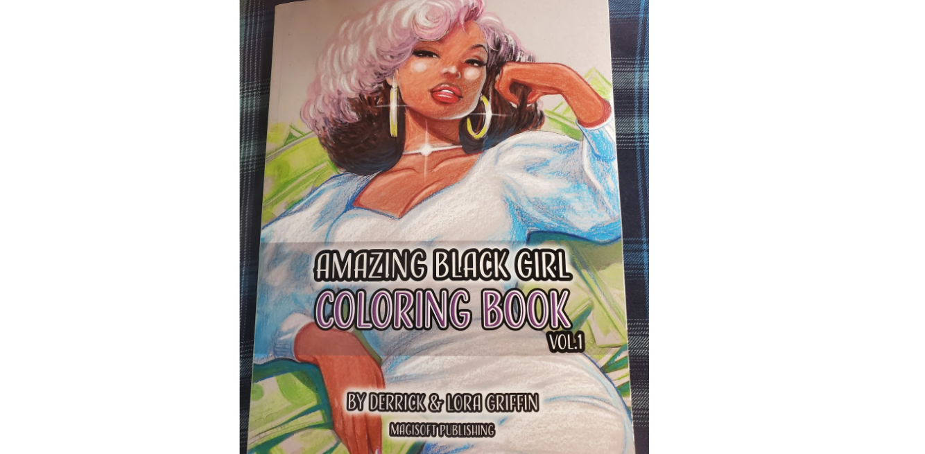 Amazing Black Girl Coloring Book Vol 1 - Magisoft Publishing
