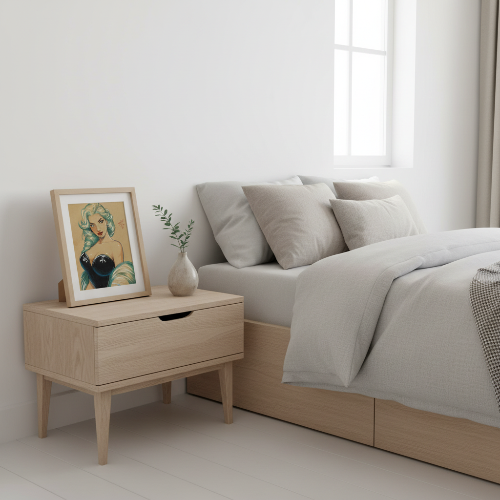 Elsa Print - Scandinavian Bedroom