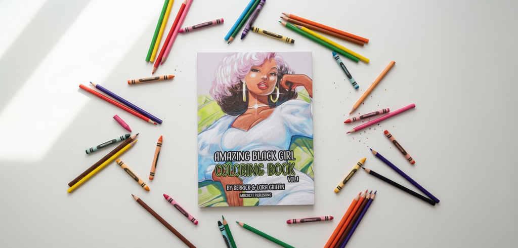 Flat Lay with Art Supplies