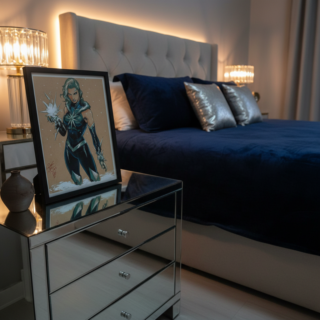 Killer Frost Print - Luxury Bedroom