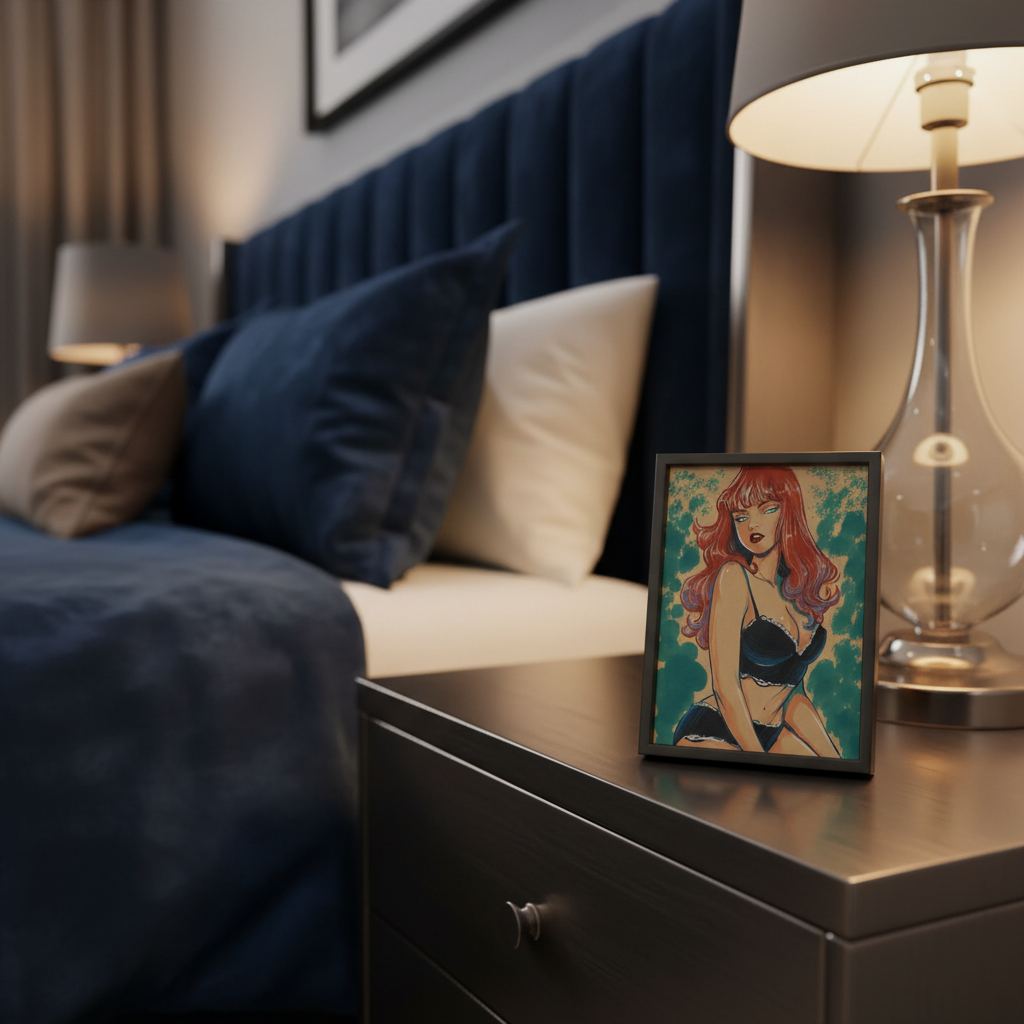 Mary Jane Watson Print - Luxury Bedroom