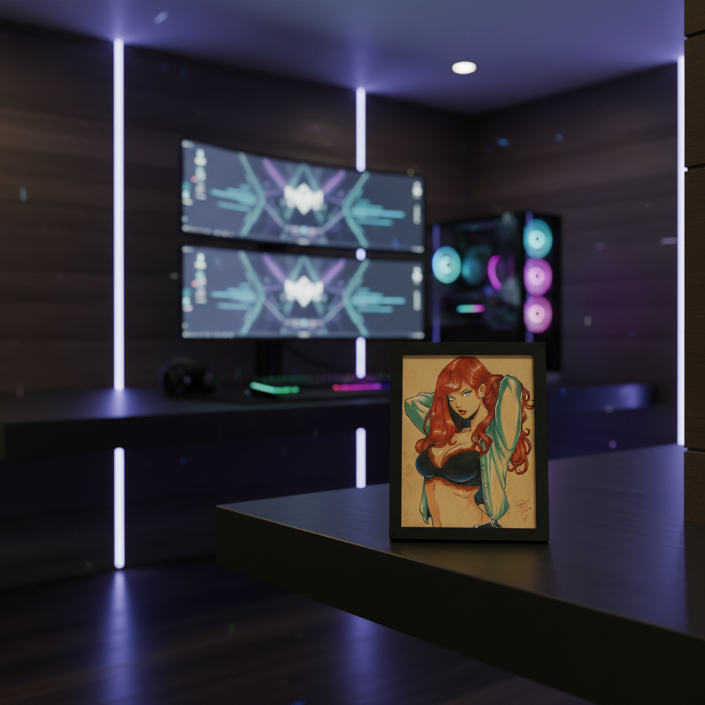 Mary Jane Watson Print - Luxury Man Cave