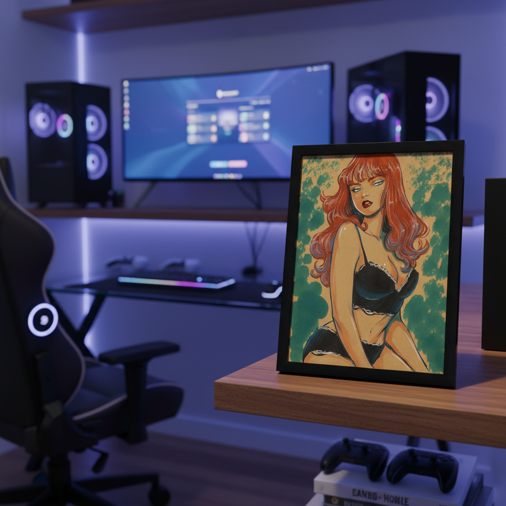 Mary Jane Watson Print - Luxury Man Cave