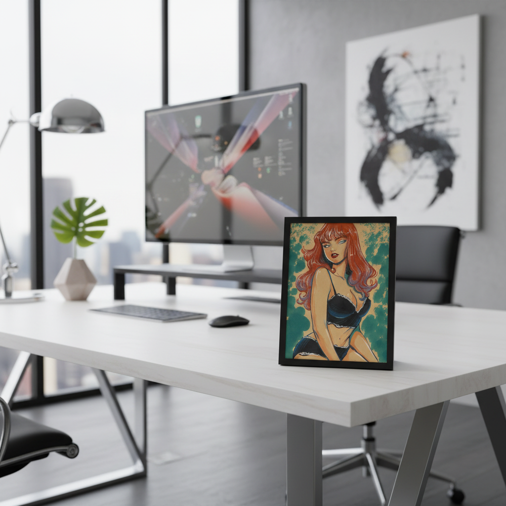 Mary Jane Watson Print - Luxury Office