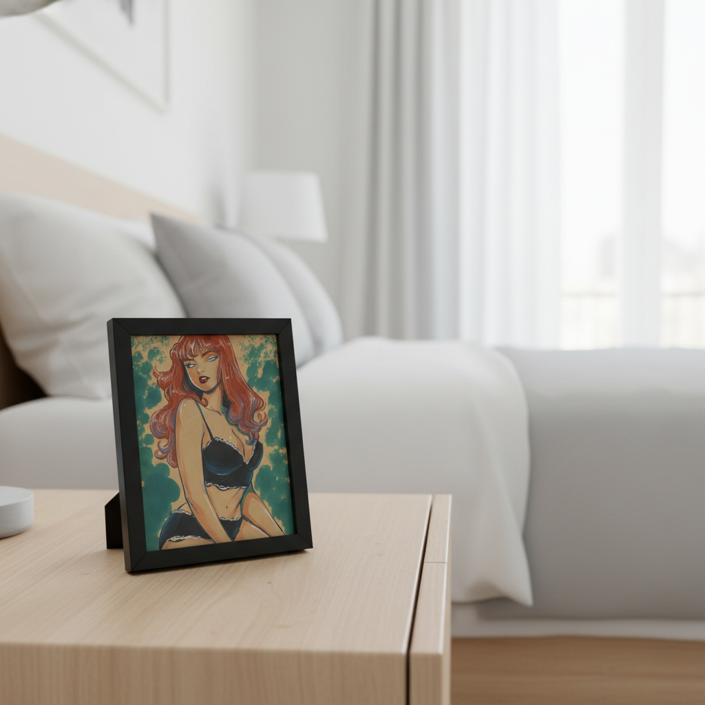 Mary Jane Watson Print - Scandinavian Bedroom
