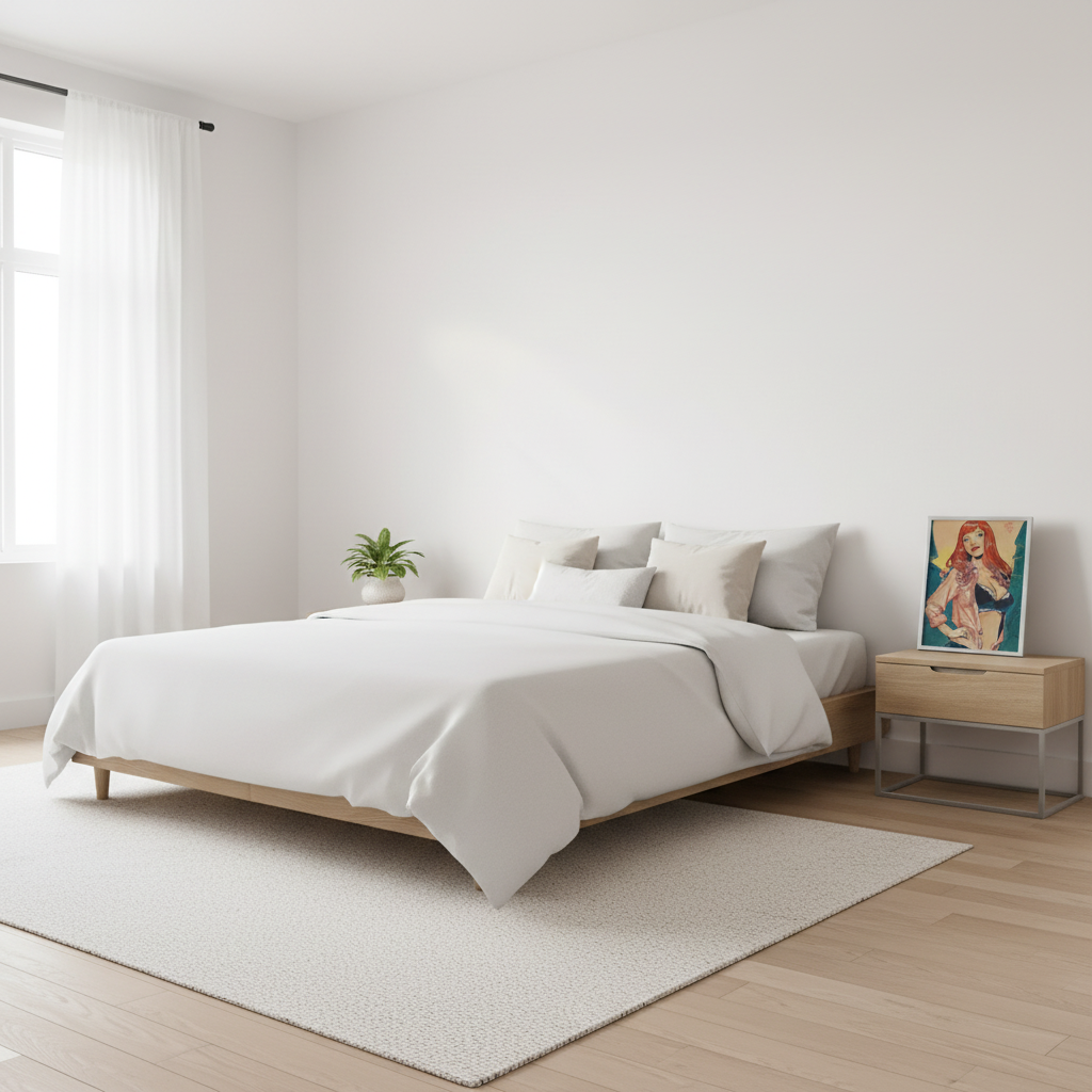 Mary Jane Watson Print - Scandinavian Bedroom