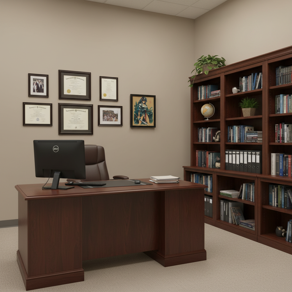 Office Setting - Very Small Frame