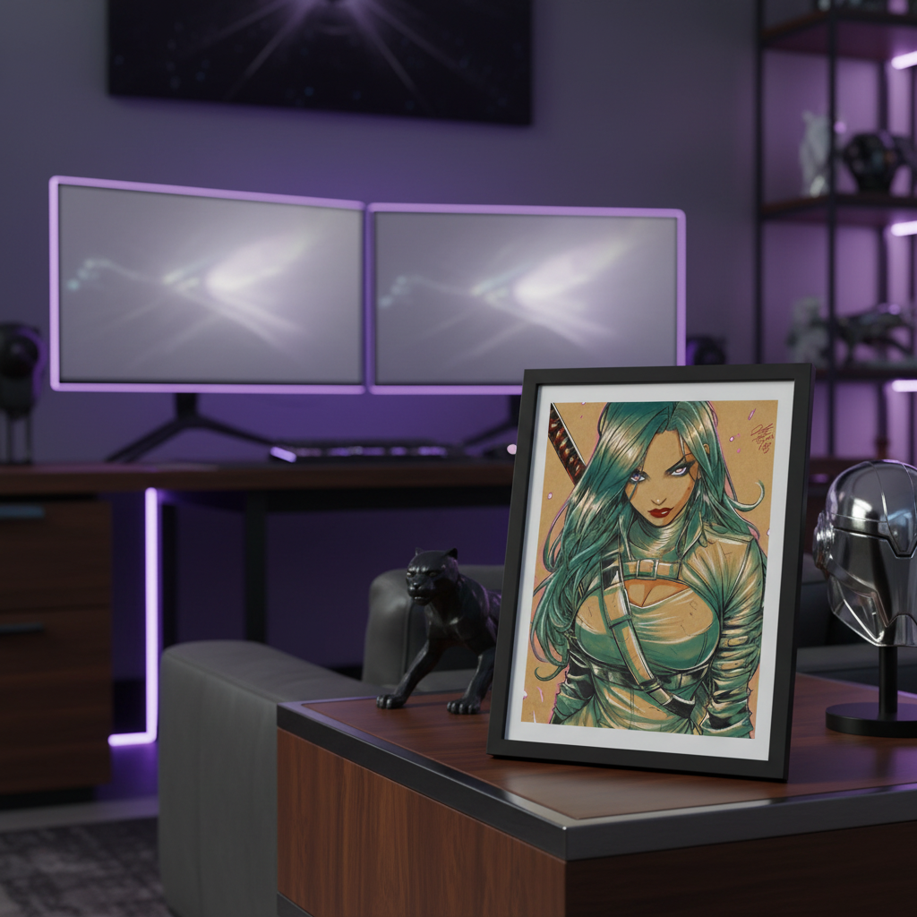 Psylocke Print - Luxury Man Cave