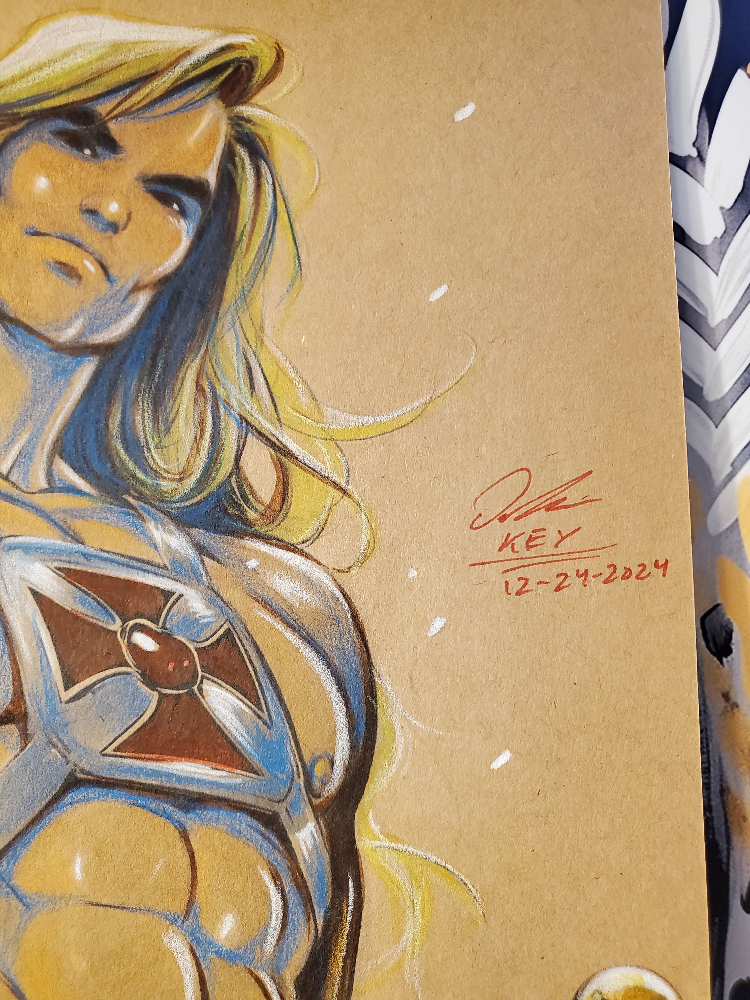 He-Man Comic Art Original Fine Mixed Media | Rare 1 of 1 | COA Included | 8.5x11 on Premium Archival Cardstock