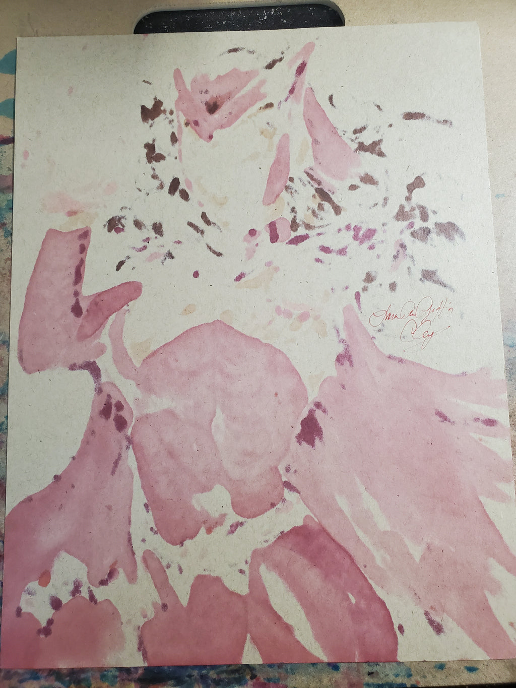 Scarlet Witch Comic Art Original Fine Mixed Media | Rare 1 of 1 | COA Included | 8.5x11 on Premium Archival Cardstock
